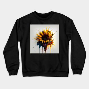 Sunflower Art Designs Crewneck Sweatshirt